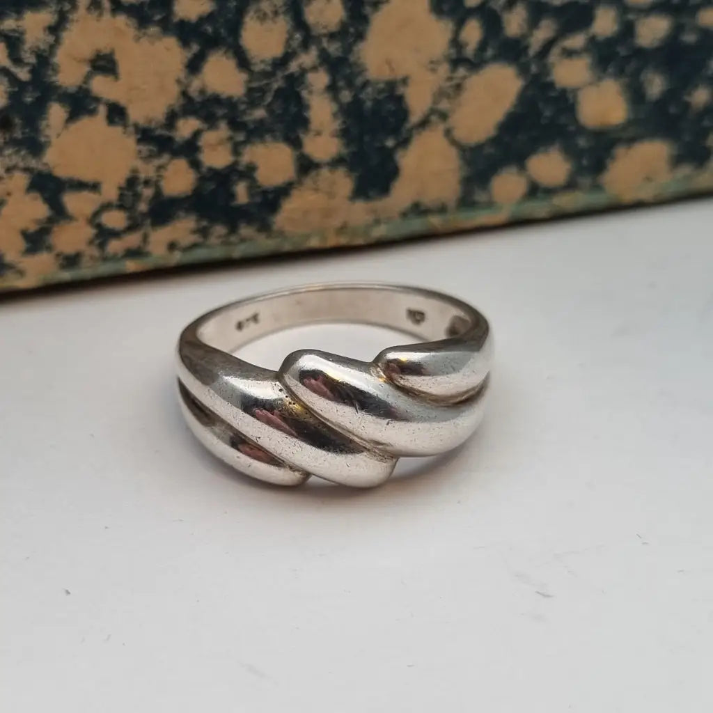 Anillo boho plata de ley anillo vintage joyería para mujer