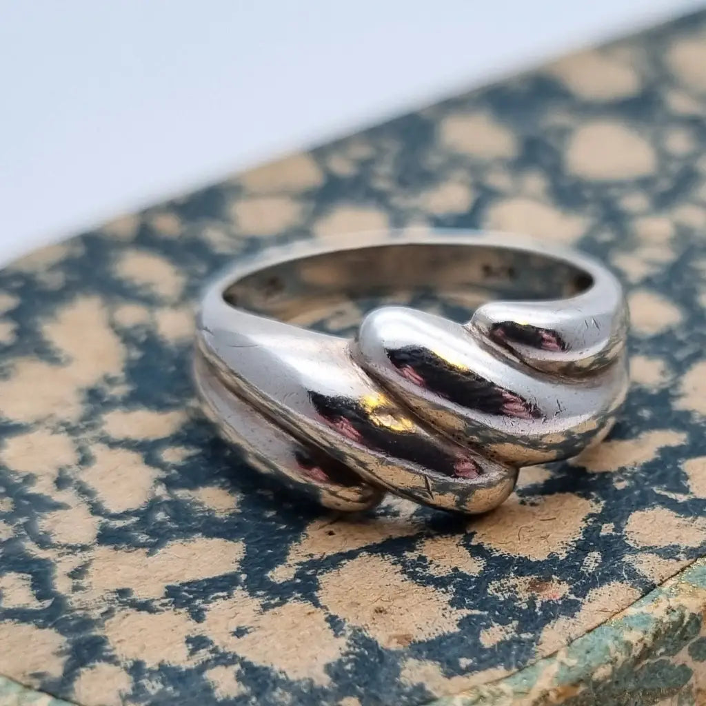 Anillo boho plata de ley anillo vintage joyería para mujer