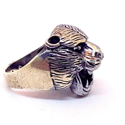 Anillo pantera plata joyería animal anillo felino para mujer anillos gruesos