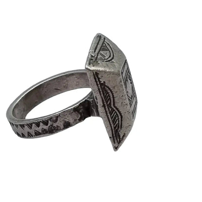 Anillo tuareg antiguo anillo tribal plata africana bereber