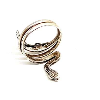 Anillo de serpiente plata ley boho joyería para mujer anillo