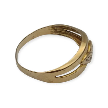 Anillo de oro mujer 8k joyería vintage regalos para ella 333 Circa 1950.