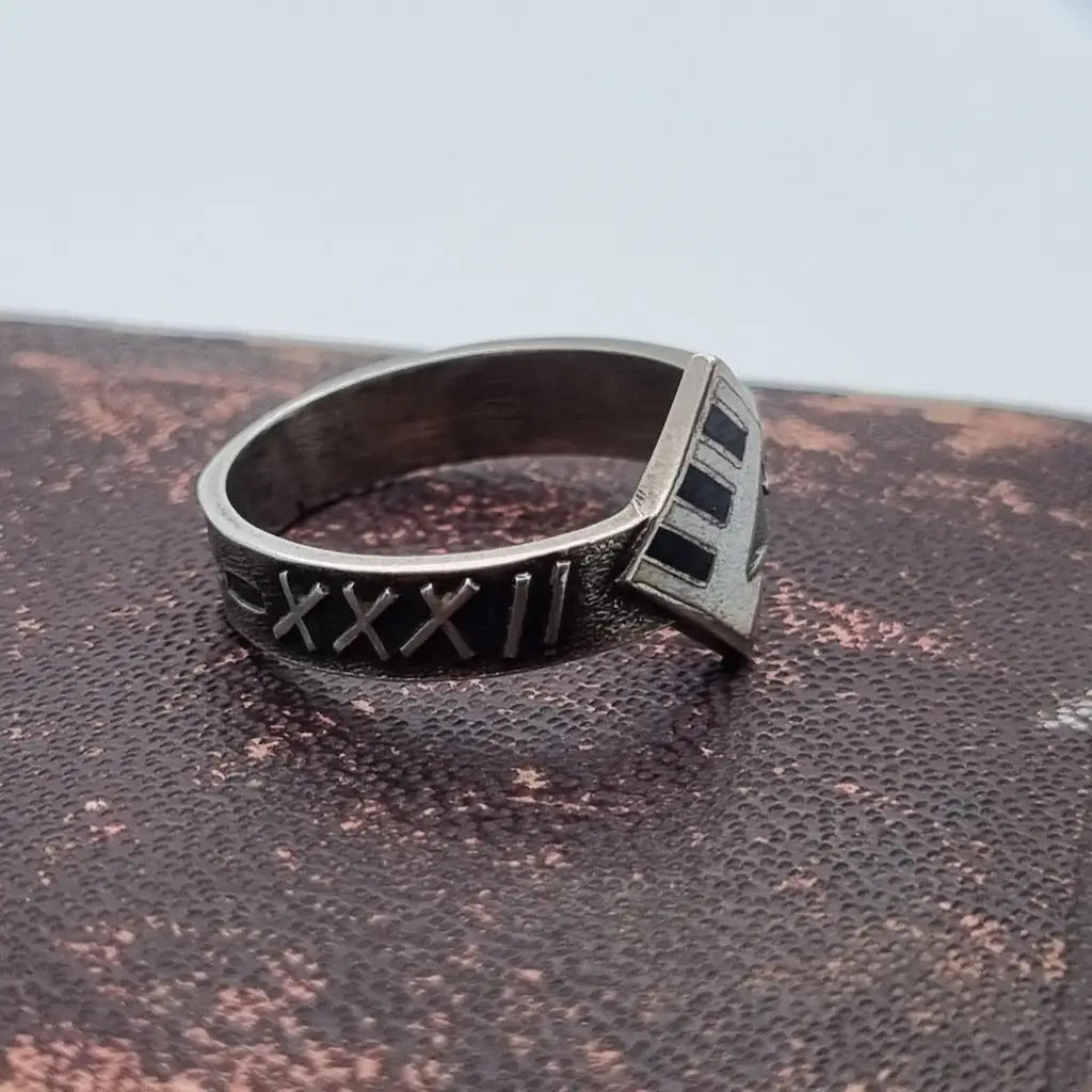 Anillo vintage de plata soviética 875 para mujer anillo aro jlmk trabajado