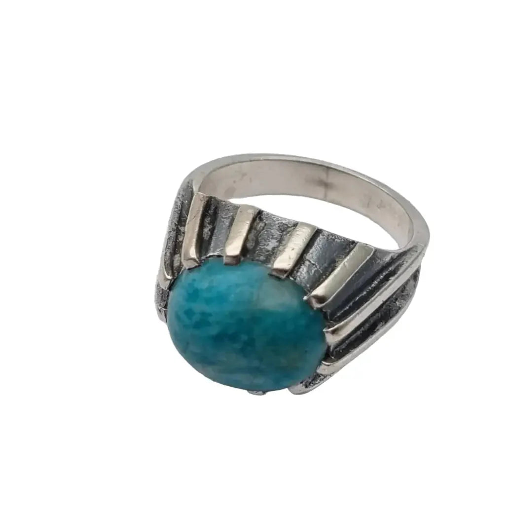 Anillo vintage azul anillos boho para mujer de plata ley joyería