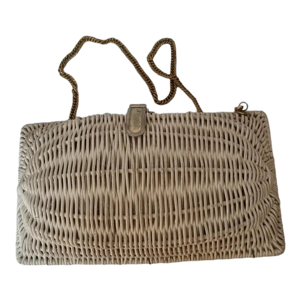 Bolso de paja bandolera bolso hombro vintage