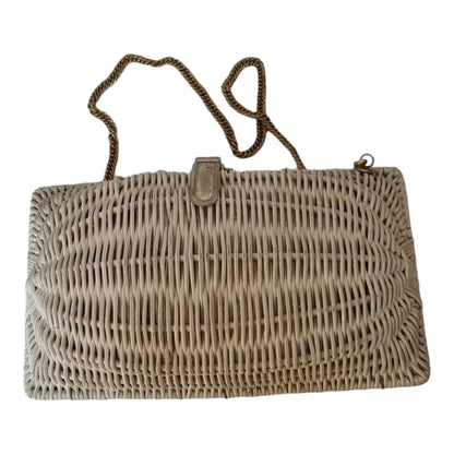 Bolso de paja bandolera bolso hombro vintage