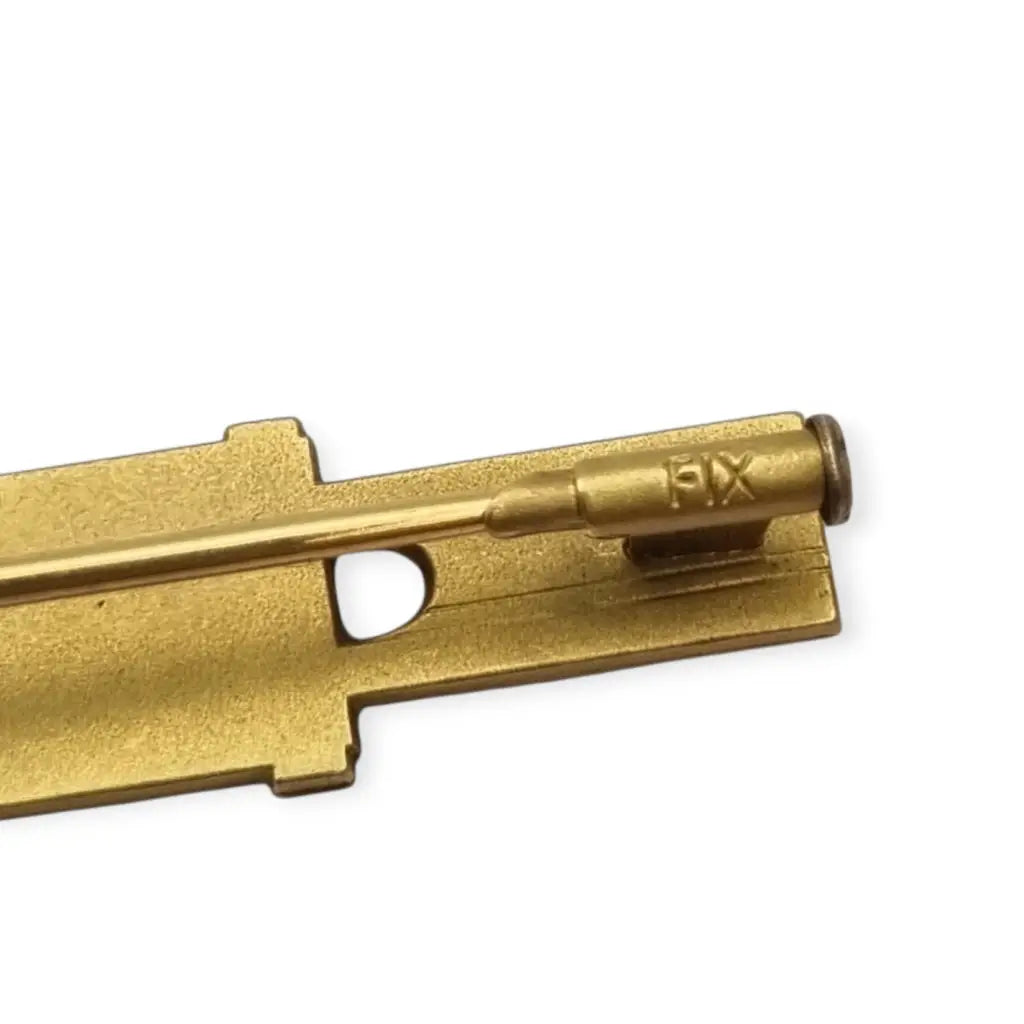 Broche antiguo FIX Art Déco francés con querubín pin de ángel oro