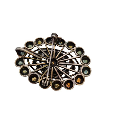 Broche colgante charro Tradicional salamanca. 925 plata. Circa SXX.