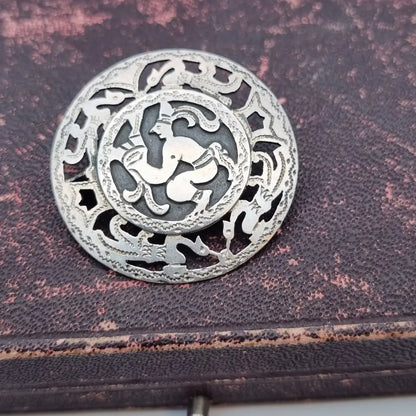 Broche de Guatemala Quetzal Guerreros Plata Colgante