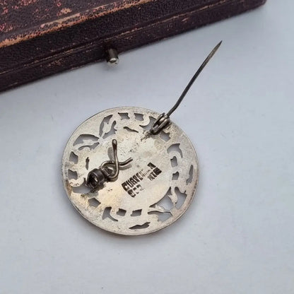 Broche de Guatemala Quetzal Guerreros Plata Colgante