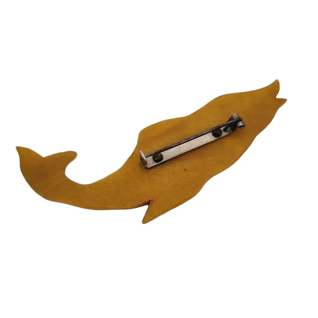 Broche vintage amarillo pez para la solapa o sombrero regalos mujer.