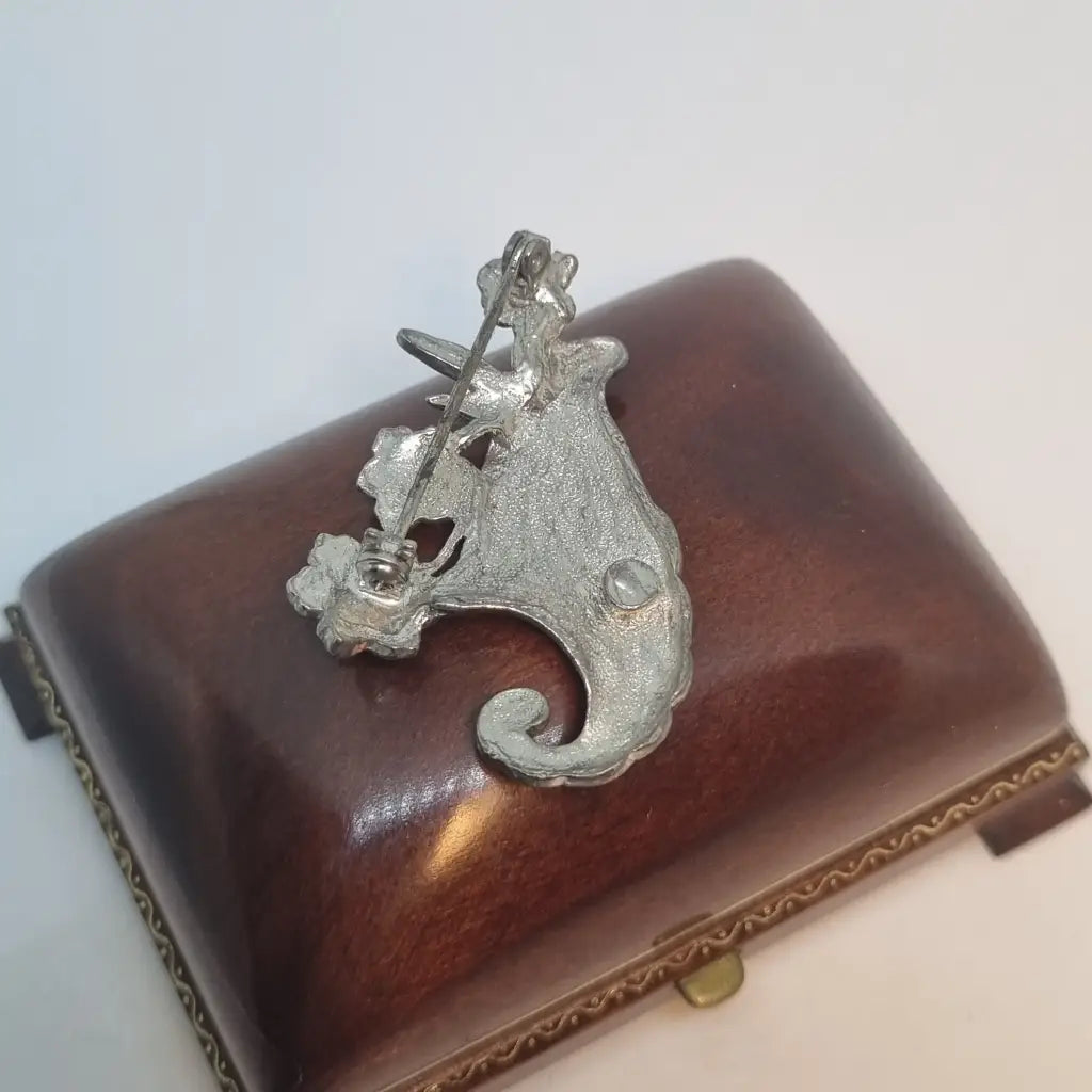 Broche vintage broche de flor diseño original. Años 80. Pin. Joyería