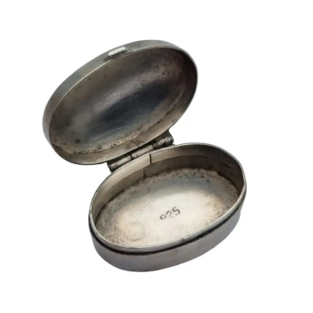 Caja vintage de plata 925 y exquisito troquelado. Circa 1990.