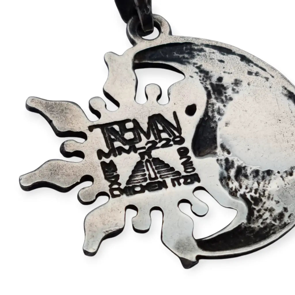 Colgante mexicano de sol y luna en plata maya 925 modelo MM-229 TASMAN