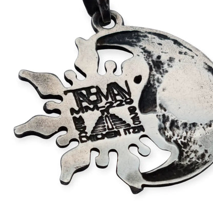Colgante mexicano de sol y luna en plata maya 925 modelo MM-229 TASMAN