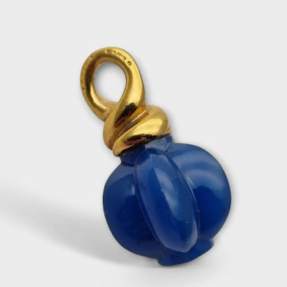 Colgante de pez vintage Agatha Paris firmado por el diseñador francés