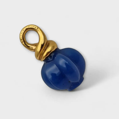 Colgante de pez vintage Agatha Paris firmado por el diseñador francés