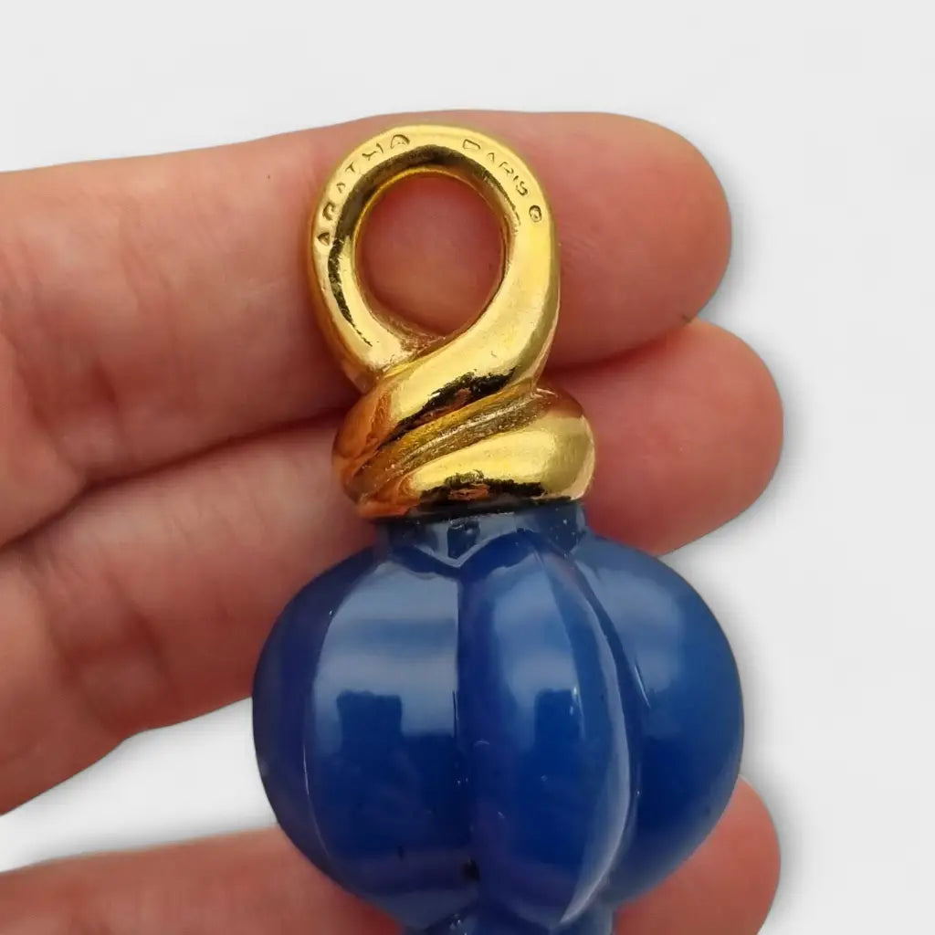 Colgante de pez vintage Agatha Paris firmado por el diseñador francés