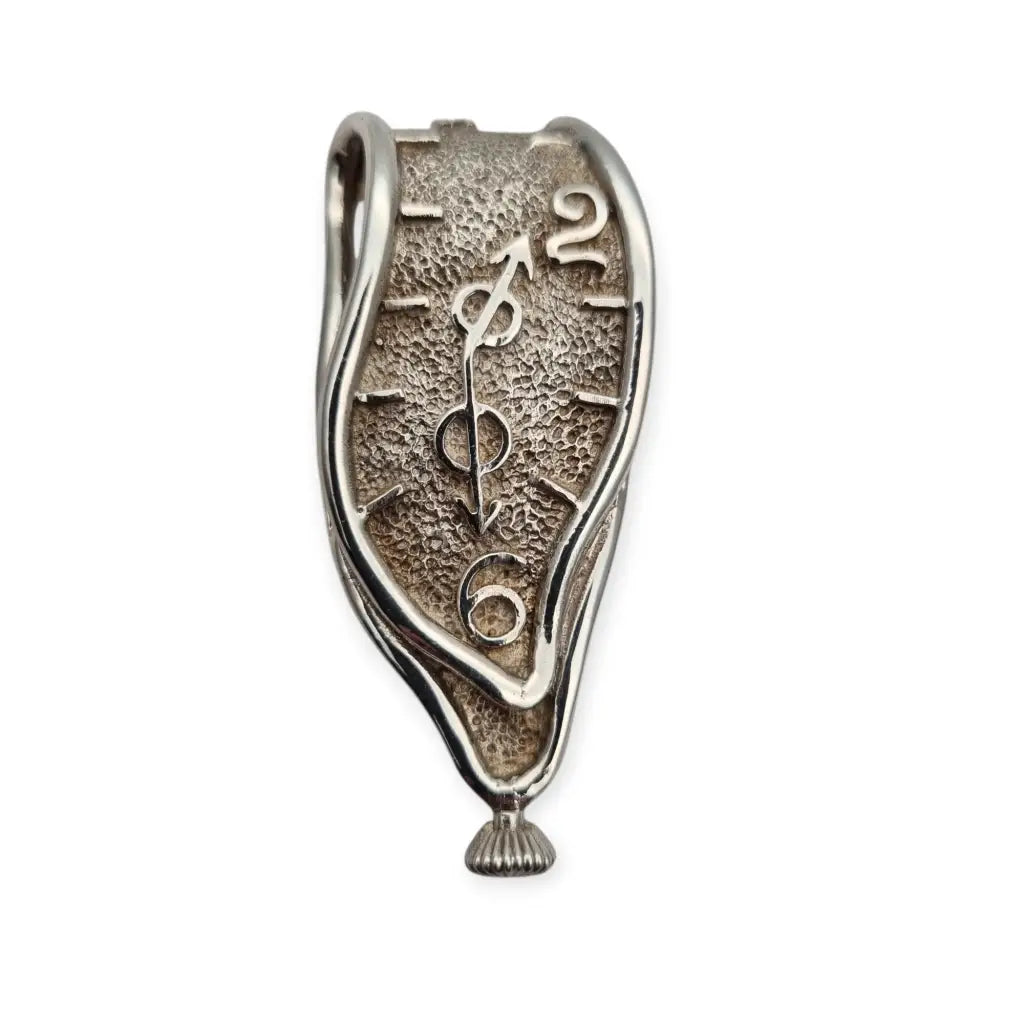 Colgante de plata 925 Haniotis Grecia inspirado en reloj Dalí “La