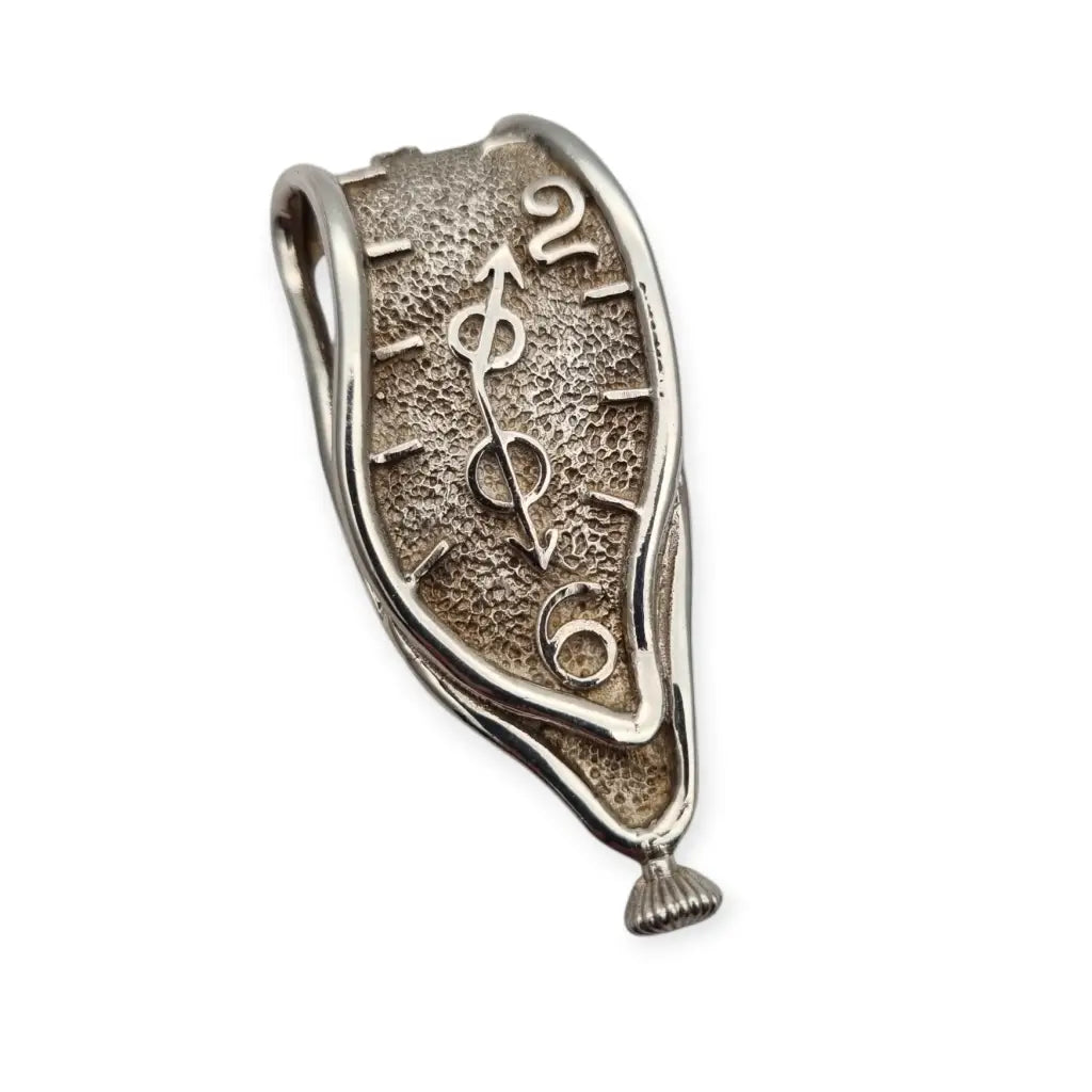 Colgante de plata 925 Haniotis Grecia inspirado en reloj Dalí “La