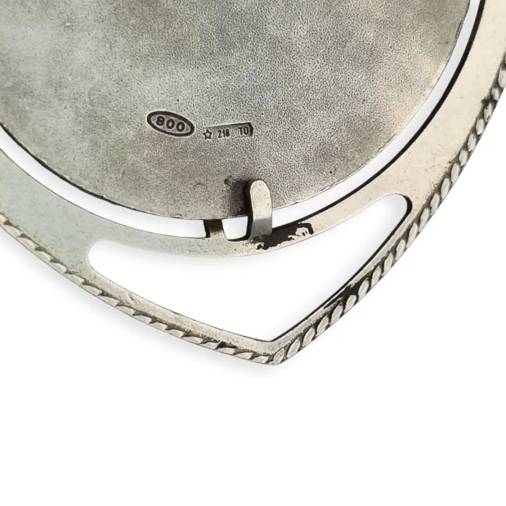 Colgante Victoria de plata 800 joyeria italiana vintage estilo modernista.