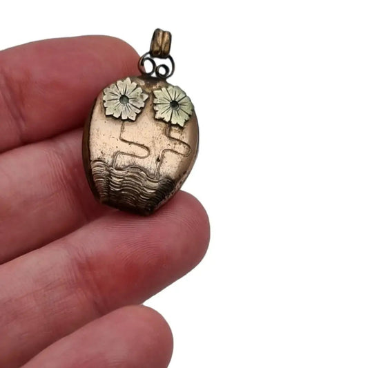 Colgante victoriano joyería mujer oro victoriana colgante vintage