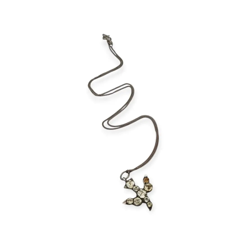 Colgante victoriano de plata del Espíritu Santo paloma blanca Circa XIX regalo