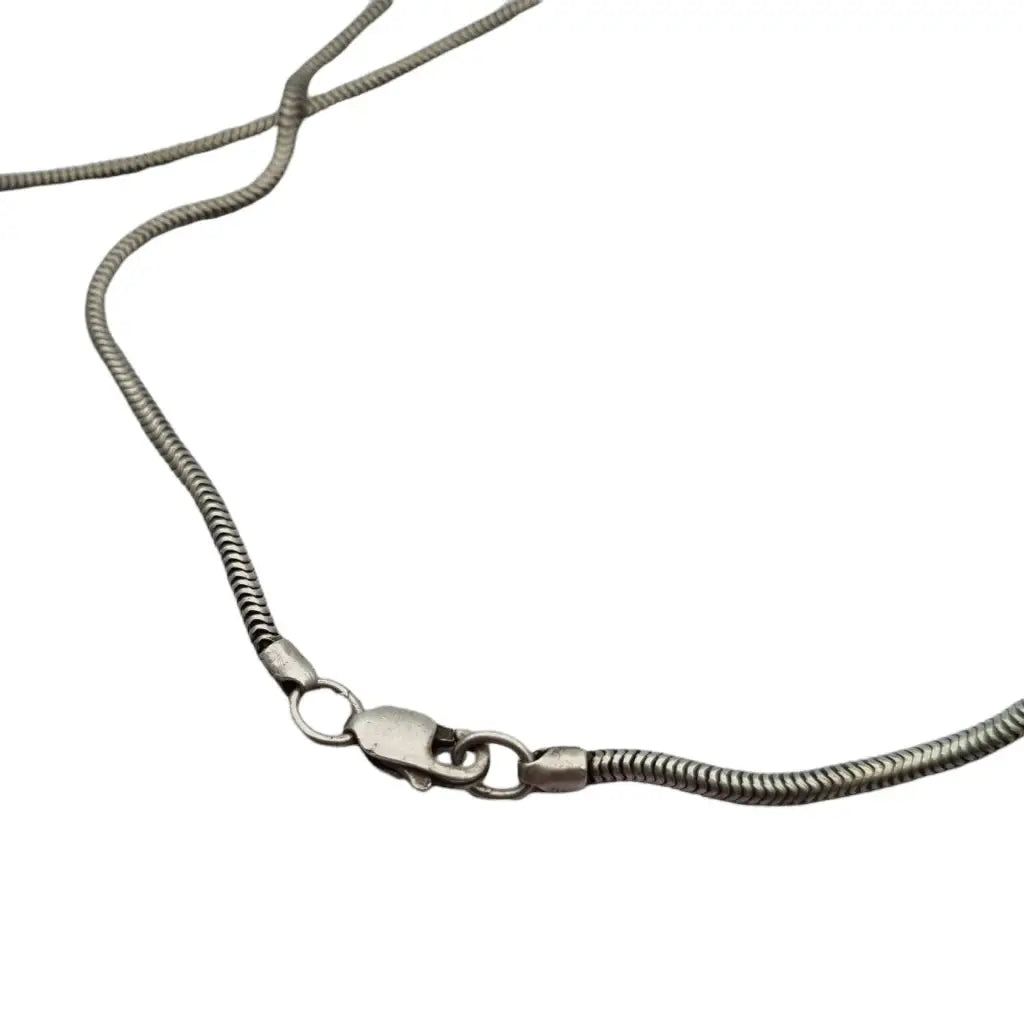 Collar de cadena plata para mujer delicada