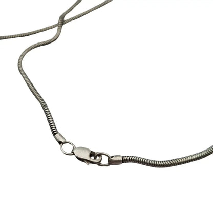 Collar de cadena plata para mujer delicada