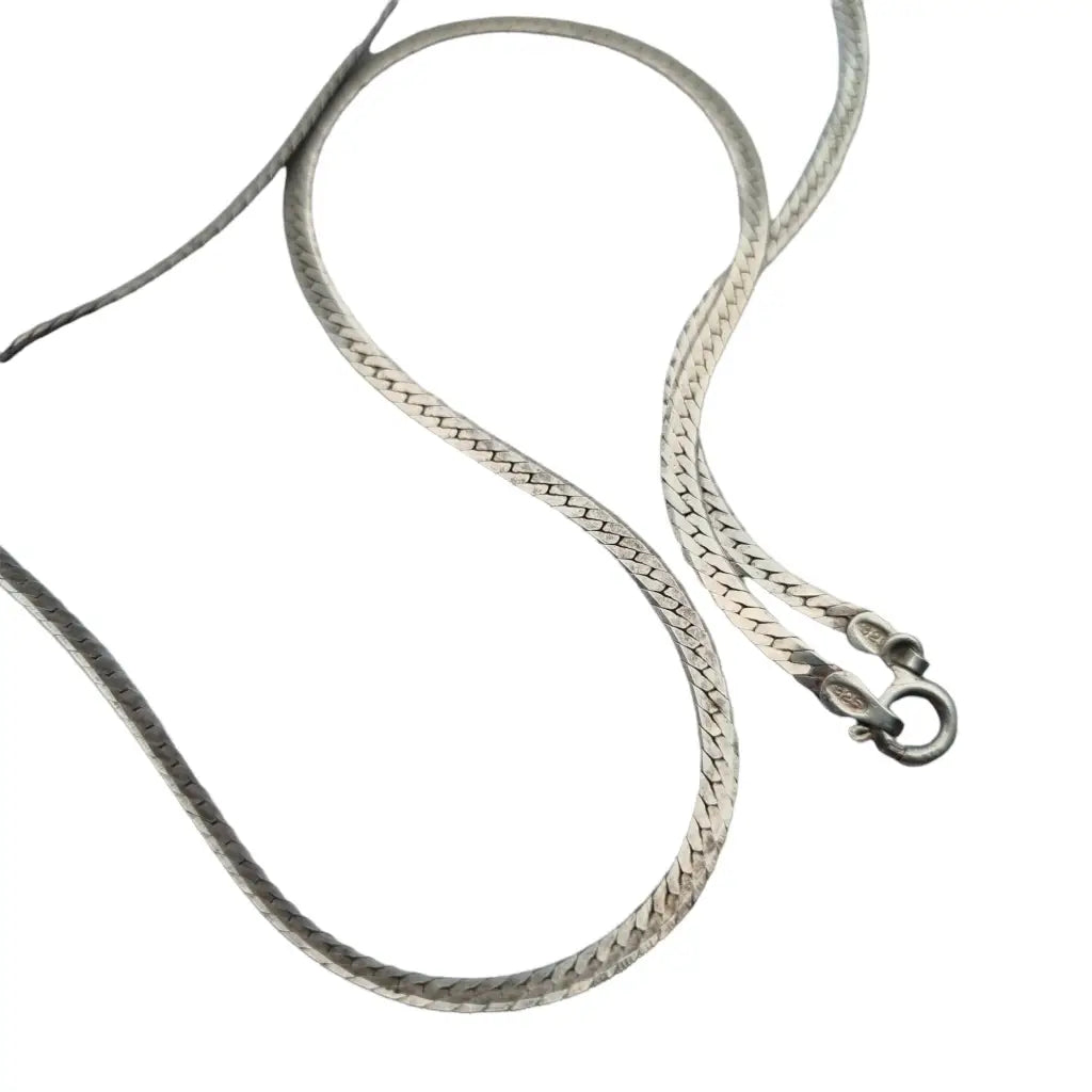 Collar de cadena plata para mujer gargantilla delicada