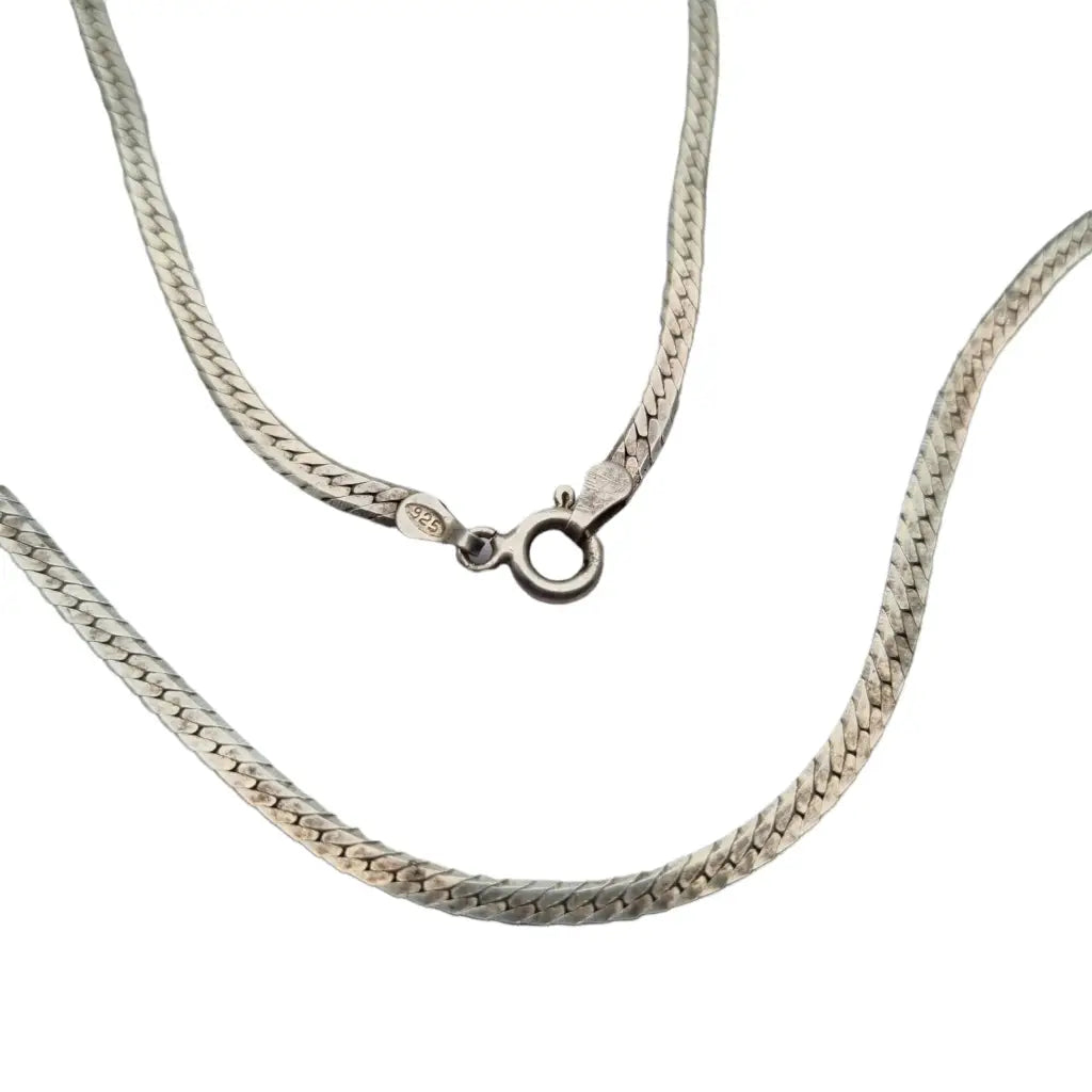 Collar de cadena plata para mujer gargantilla delicada