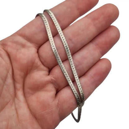 Collar de cadena plata para mujer gargantilla delicada