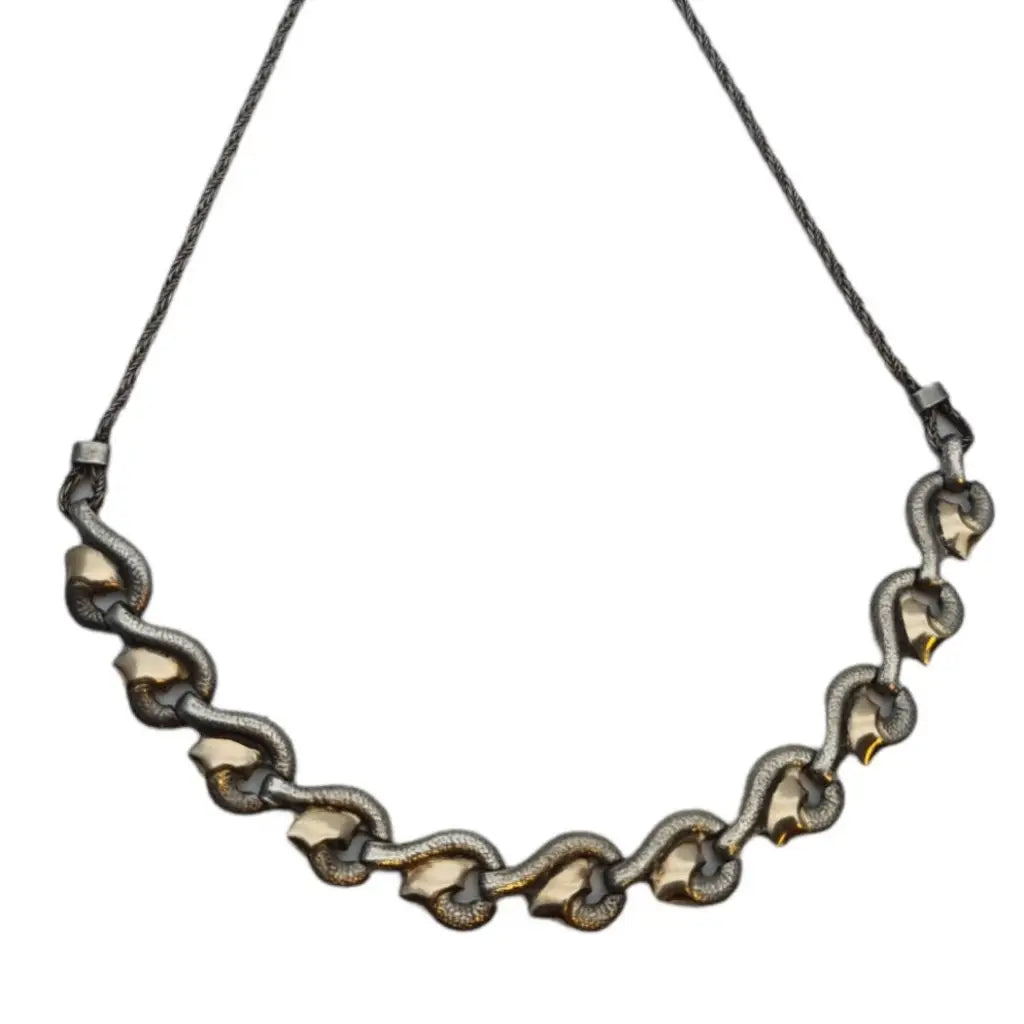 Collar de plata Art Déco. Gargantilla art deco vintage collar Deco