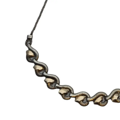 Collar de plata Art Déco. Gargantilla art deco vintage collar Deco