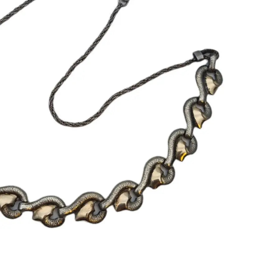 Collar de plata Art Déco. Gargantilla art deco vintage collar Deco