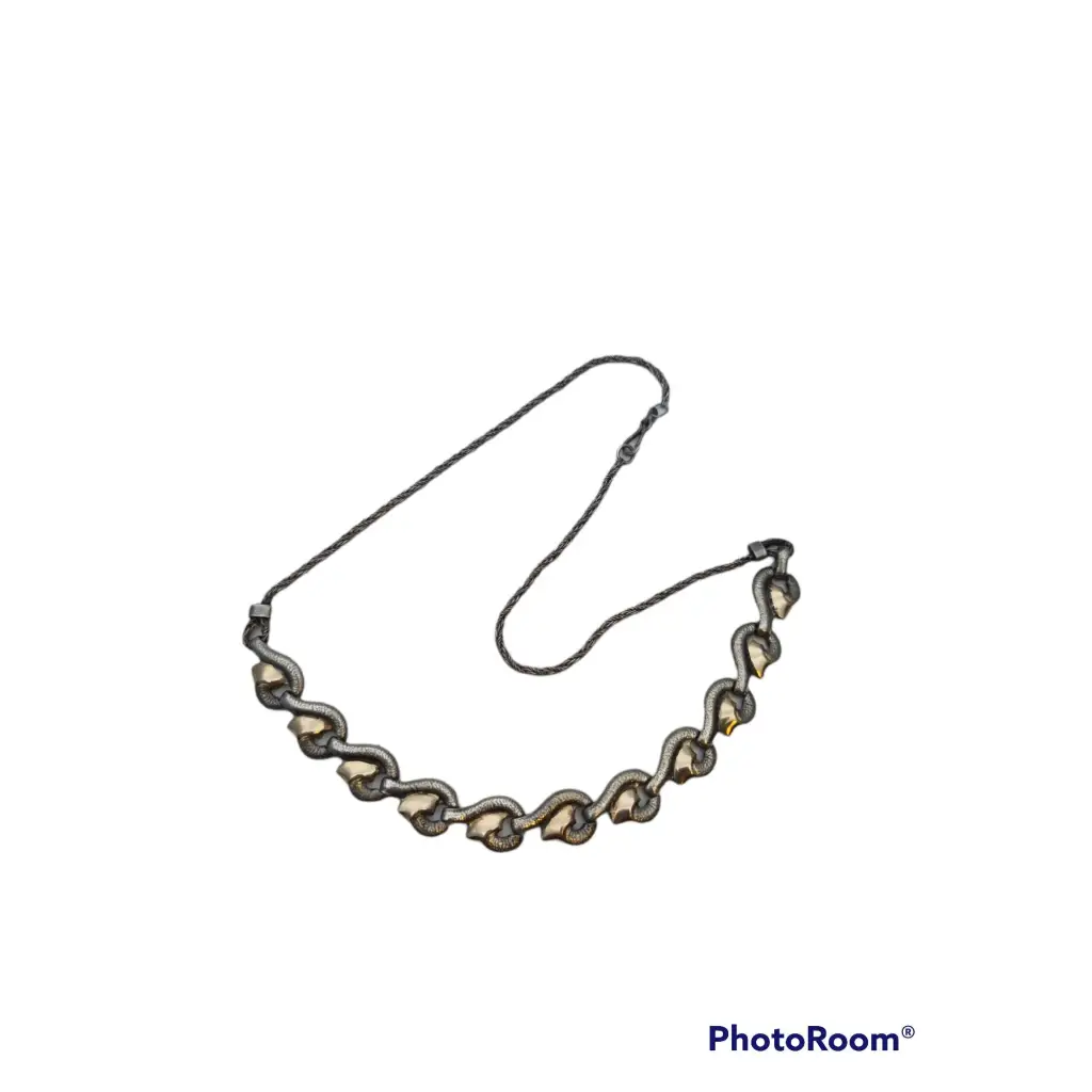 Collar de plata Art Déco. Gargantilla art deco vintage collar Deco