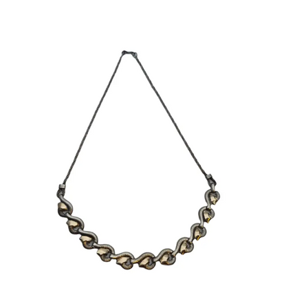 Collar de plata Art Déco. Gargantilla art deco vintage collar Deco