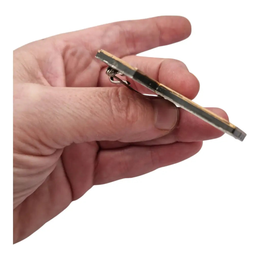 Cruz firmada Cecilia Toño hecho en mexico de plata 925 y metales mixtos