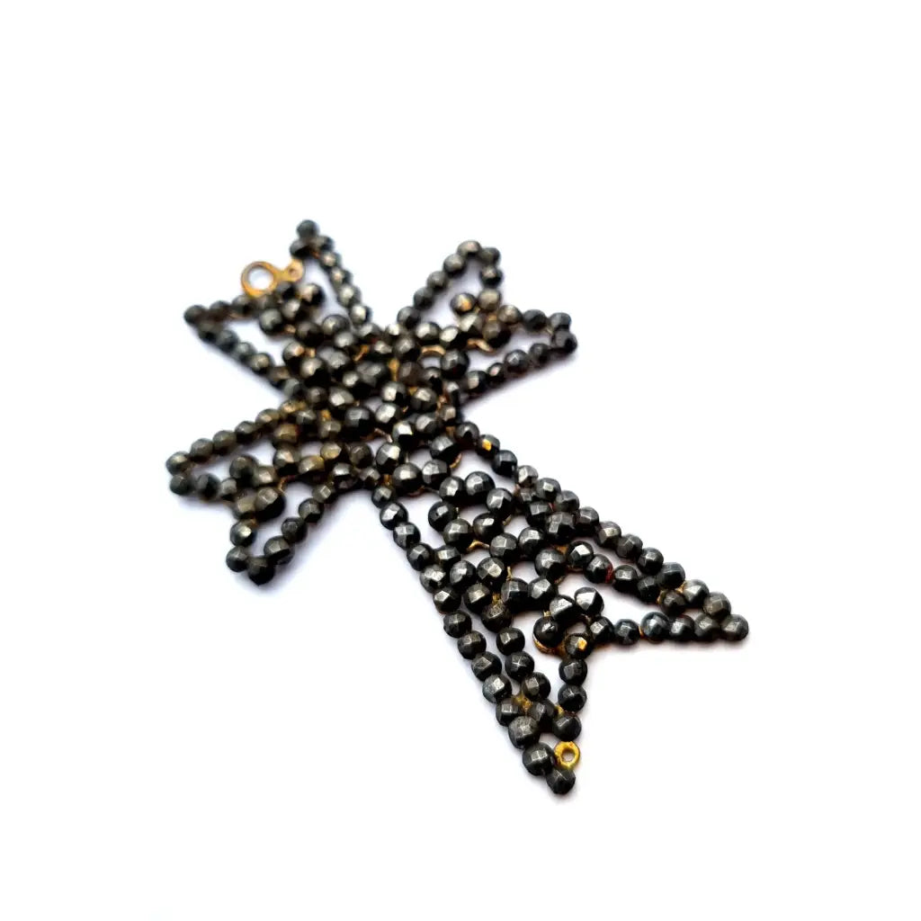 Cruz georgiana colgante de cruz antigua joyería acero