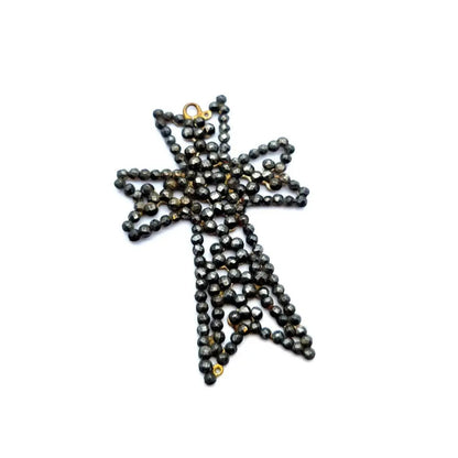 Cruz georgiana colgante de cruz antigua joyería acero