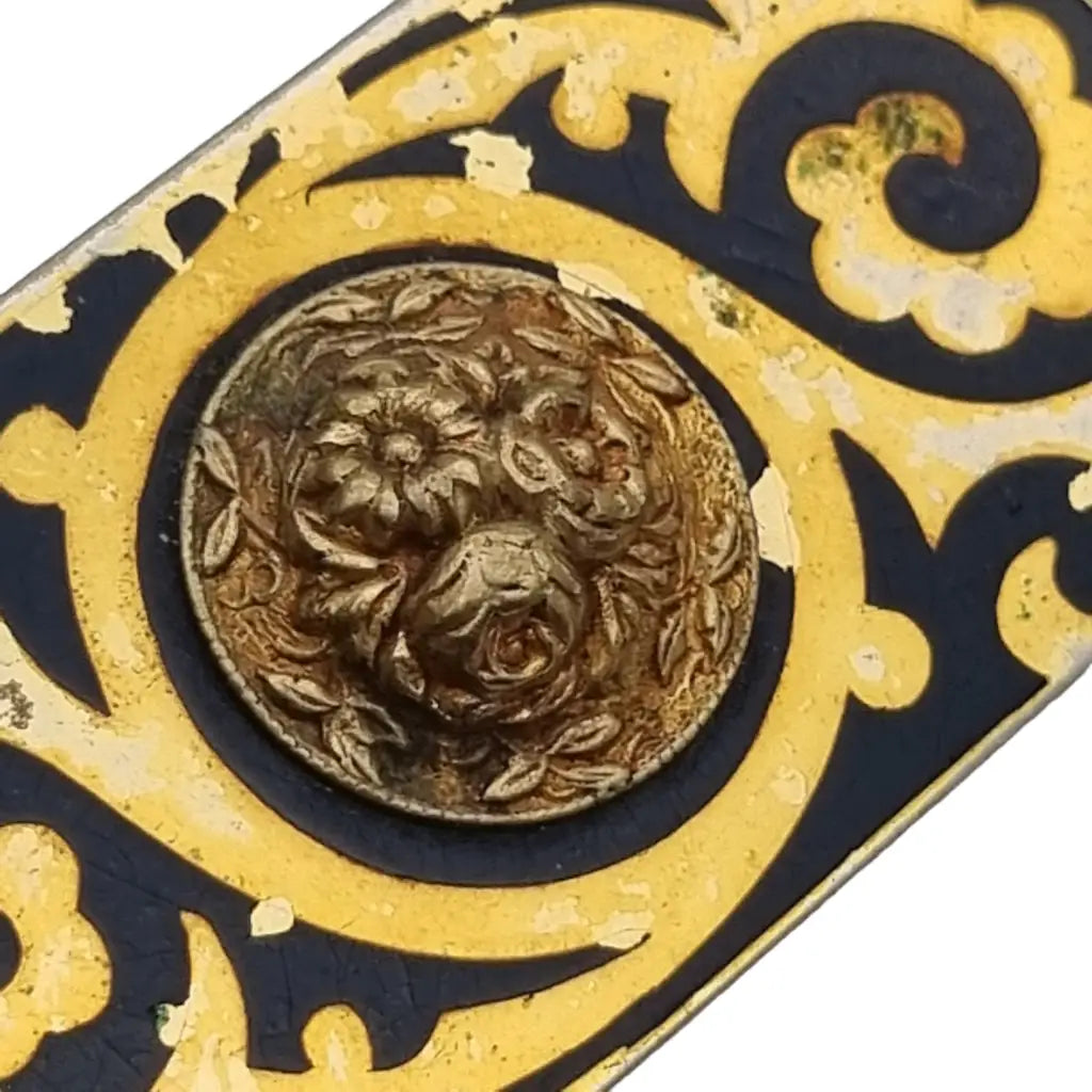 Fabon Fse Paris 725 Deposé Broches vintage art deco para mujer broche negro