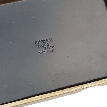 Fabon Fse Paris 725 Deposé Broches vintage art deco para mujer broche negro