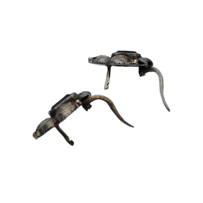 Pendiente azul art deco pendientes de plata vintage deco.