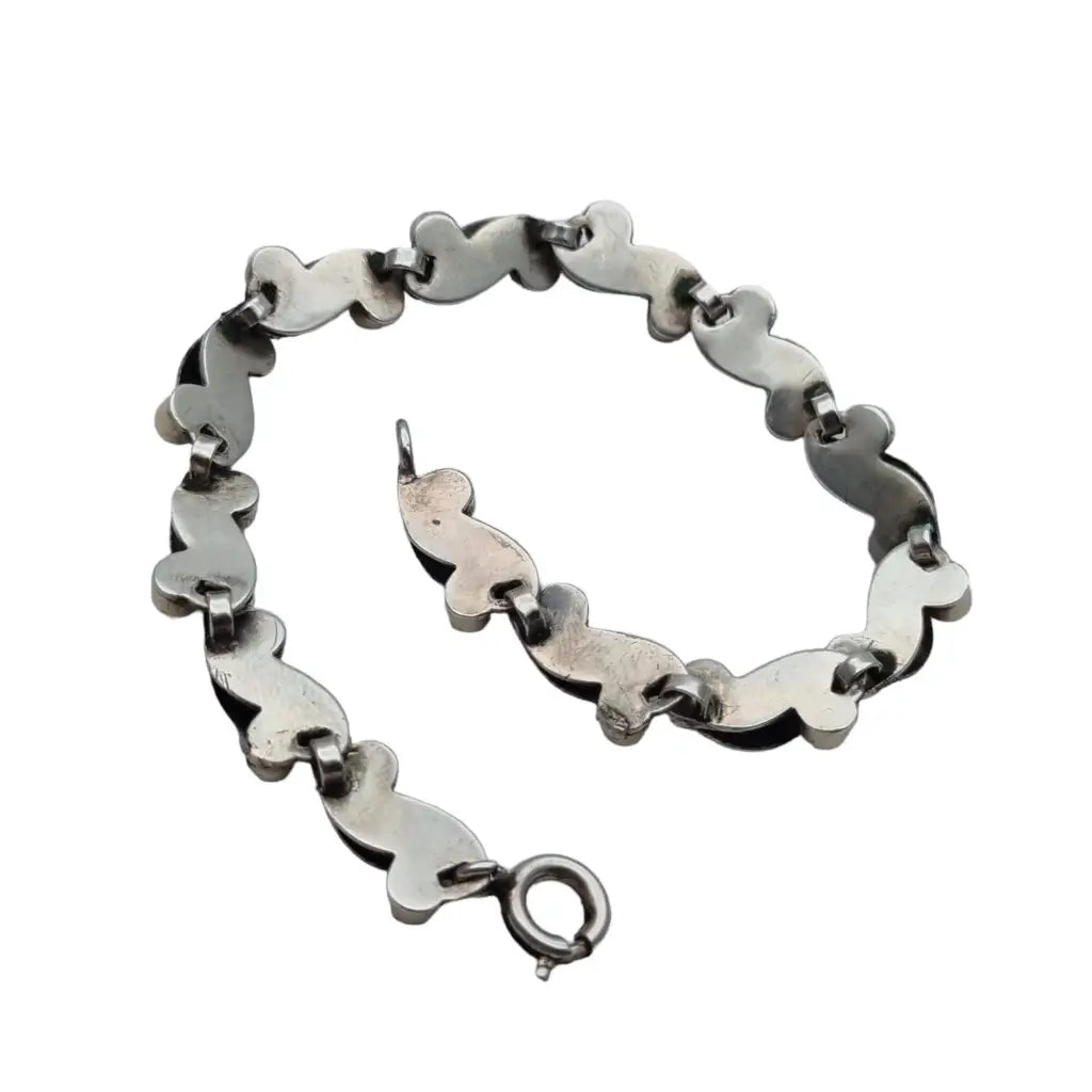 Pulsera Art Deco para mujer joyas de plata y oro regalos su cumpleaños