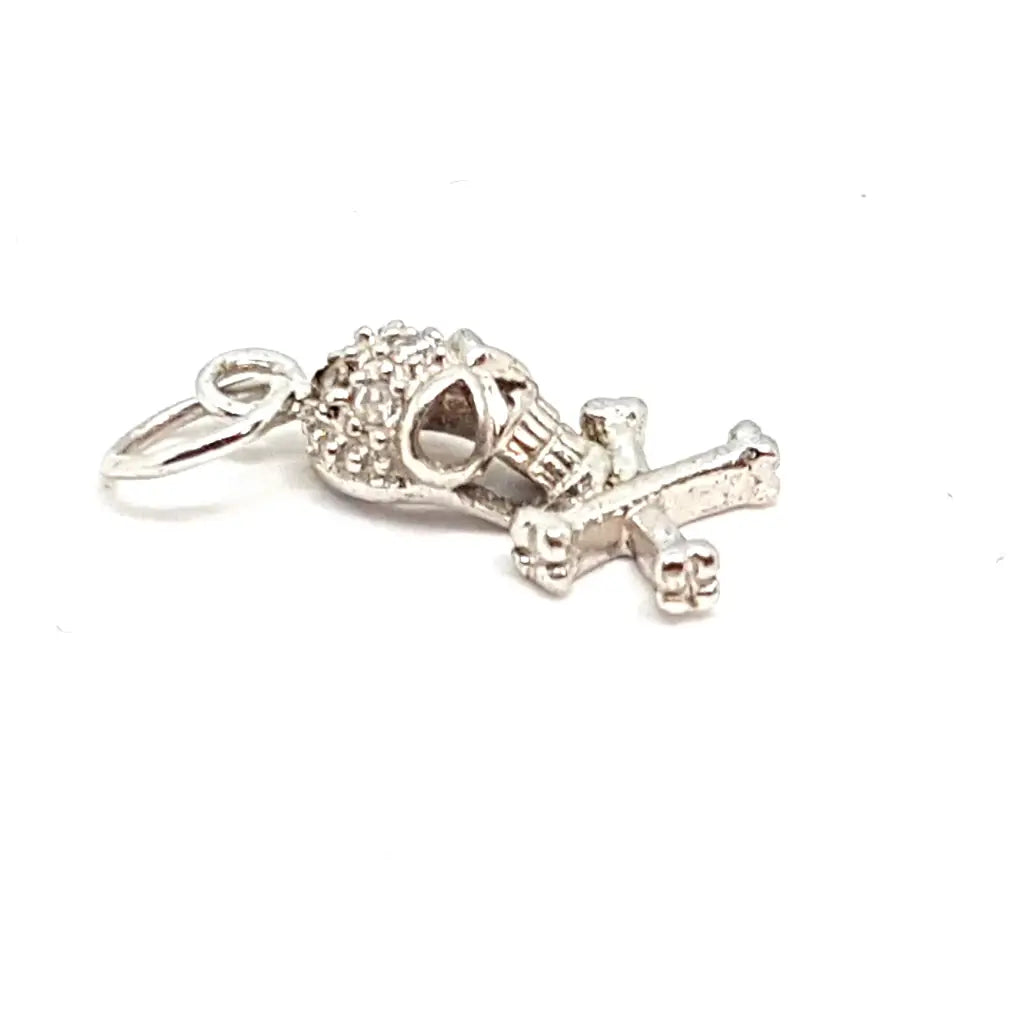 Dije de calavera plata colgante joyería