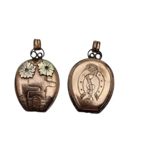 Colgante victoriano joyería mujer oro victoriana colgante vintage