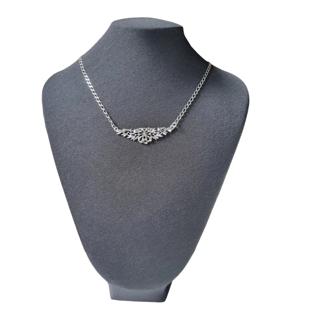 Gargantilla de collar victoriano colgante plata para mujer regalos