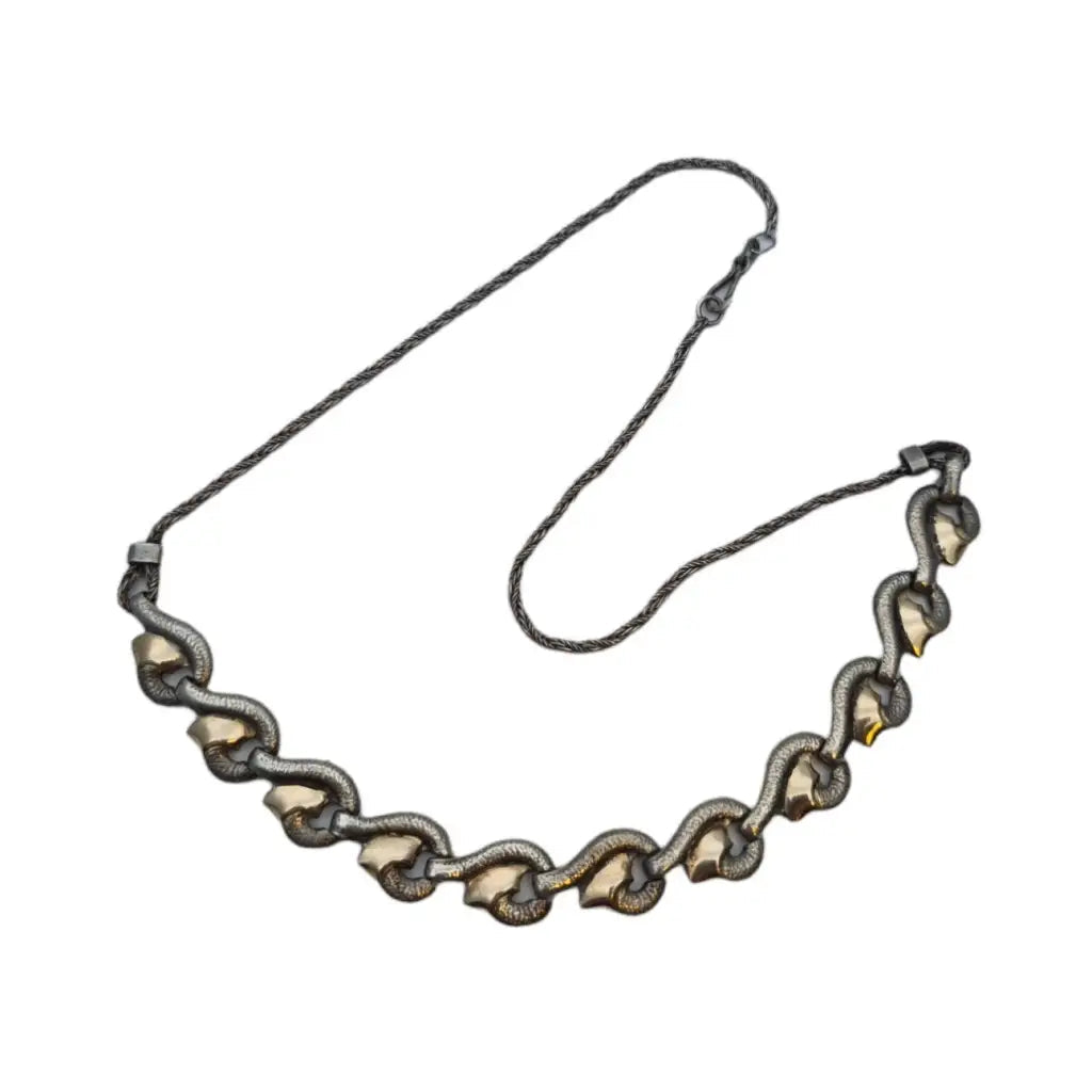 Collar de plata Art Déco. Gargantilla art deco vintage collar Deco