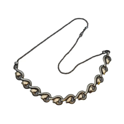 Collar de plata Art Déco. Gargantilla art deco vintage collar Deco