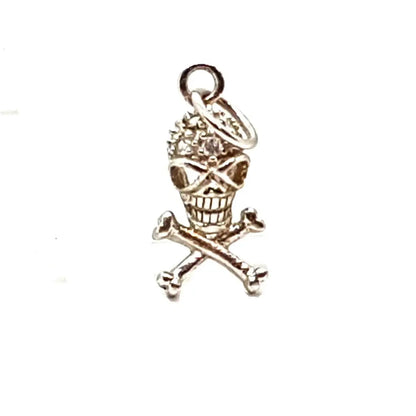 Dije de calavera plata colgante joyería